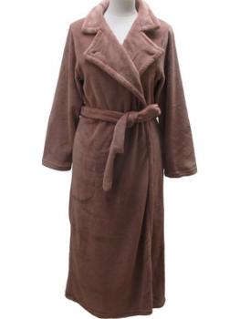 Robe de chambre longue crois�e Collection Must