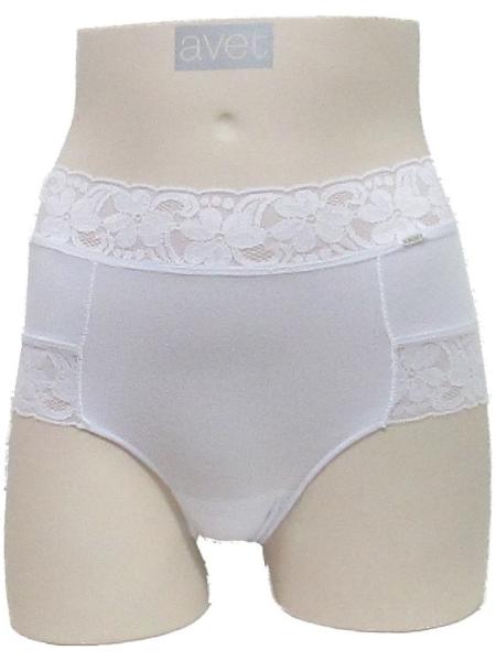 Shorty uni coton et dentelle