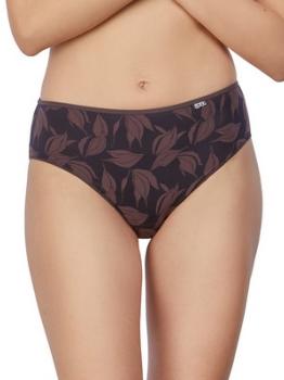 Slip en tissu mlang impression feuillage : Lot de 2