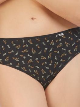 Slip coton imprimé petites fleurs : Lot de 2