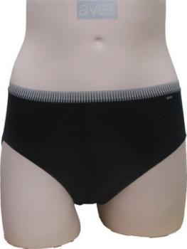 Slip en coton uni ceinture imprime