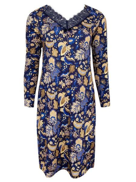 Chemise De Nuit Femme Dentelle Sans Manches - Col En U, Matières Respirantes