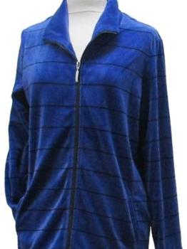Pyjama Iris velours fermeture zip