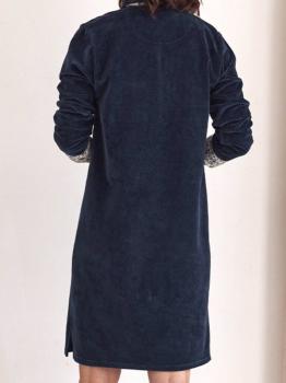 Robe d'intérieur en velours Collection Yani