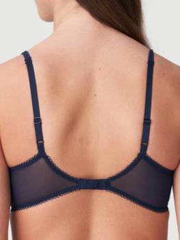 Soutien-gorge armatures décolleté plongeant Sapphire Blue