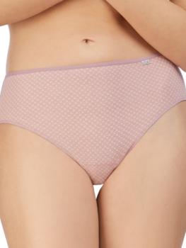 Lot de 2 slips cotons imprimé rose et vert