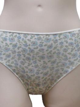 Slip polyamide imprimé petites fleurs fraiches : Lot de 2