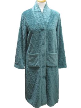Robe de chambre boutonnée col V Collection Karma