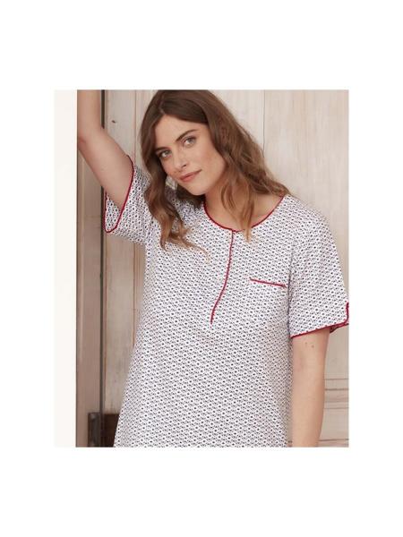 Pyjama corsaire col rond Collection Biba