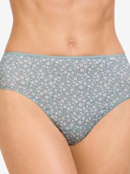 Slip coton imprimé petites fleurs blanches : Lot de 2